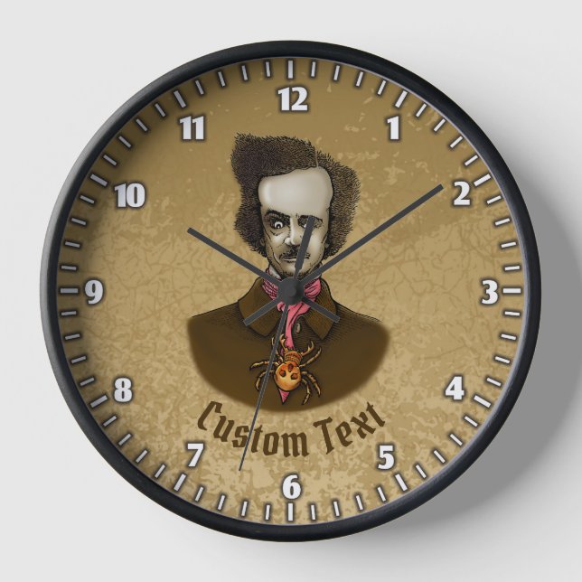 Edgar with Gold Bug Clock (Front)