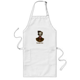Edgar with Gold Bug Long Apron