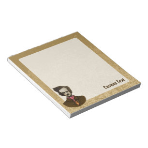 Edgar with Gold Bug Notepad