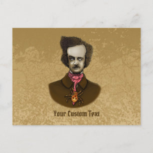 Edgar with Gold Bug Postcard