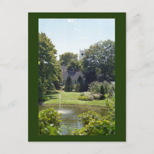 Edgartown Church Summer Garden Custom Postcards