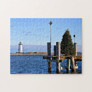 Edgartown Harbour Lighthouse, Martha's Vineyard MA Jigsaw Puzzle