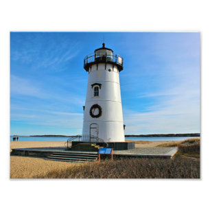 Edgartown Harbour Lighthouse, Martha's Vineyard MA Photo Print