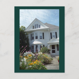 Edgartown Hotel Summer Garden Custom Postcard