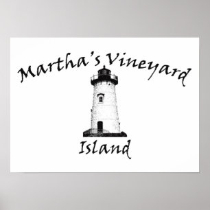 Edgartown Light Poster