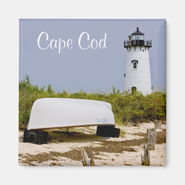 Edgartown Lighthouse Martha's Vineyard Mass Magnet (Front)