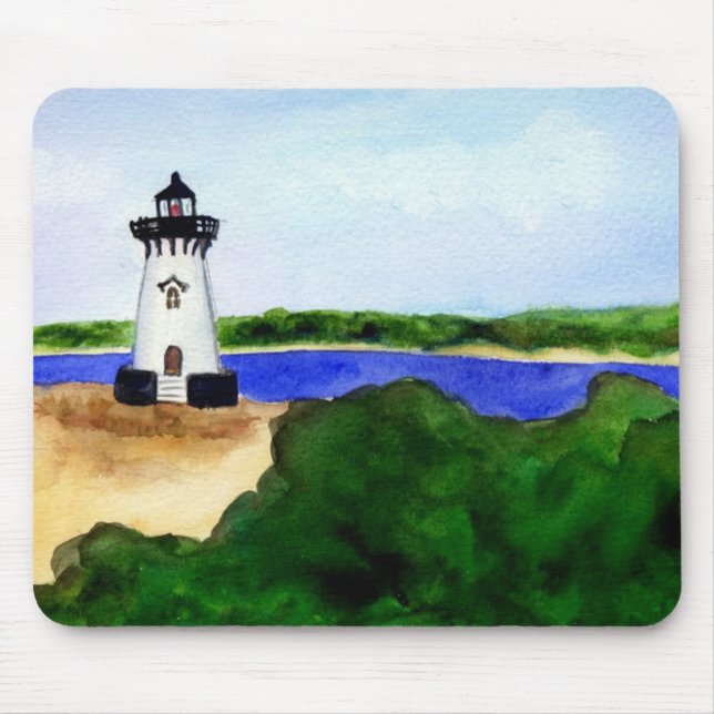 Edgartown Lighthouse-Martha's Vineyard Mouse Pad (Front)