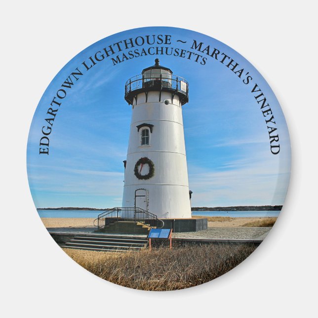 Edgartown Lighthouse, Massachusetts Magnet (Front)