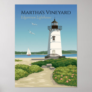 Edgartown Lighthouse Poster