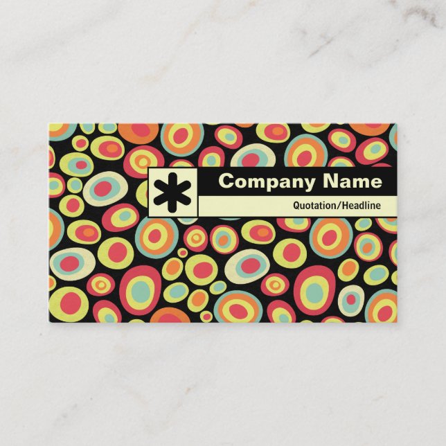 Edge Labelled - Abstract 220213 Business Card (Front)