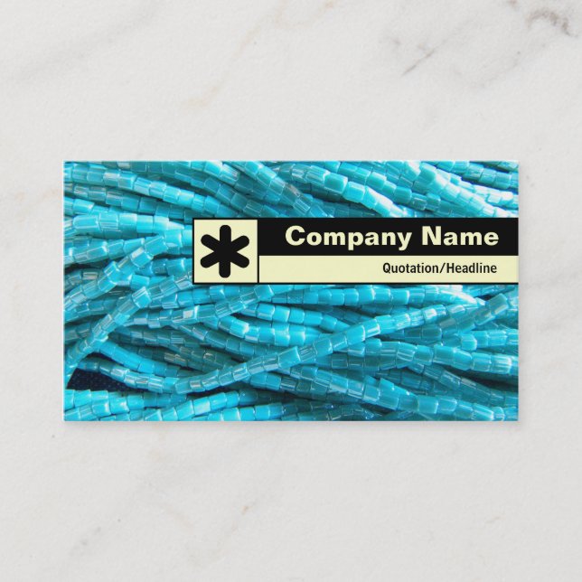 Edge Labelled - Bead Braids Business Card (Front)