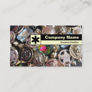 Edge Labelled - Flea Market Bling Business Card