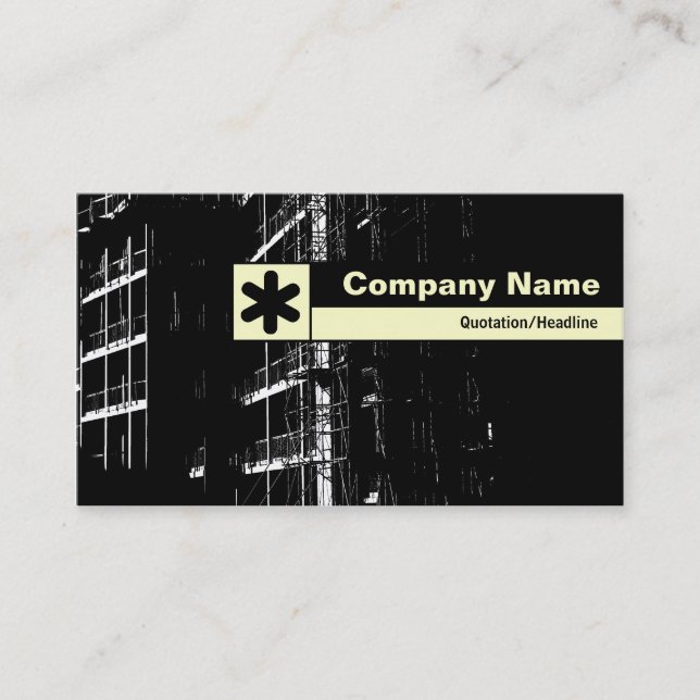 Edge Labelled - HC Construction Business Card (Front)