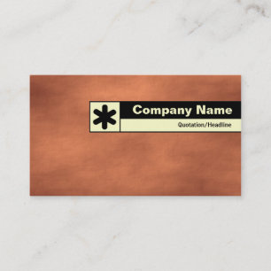 Edge Labelled - Martian Sandstorm Business Card