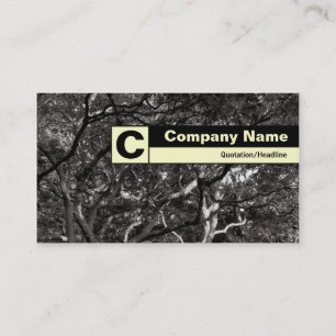 Edge Labelled Monogram - Japanese Branches 03 Business Card