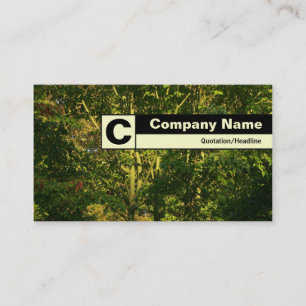 Edge Labelled Monogram - Japanese Branches 05 Business Card