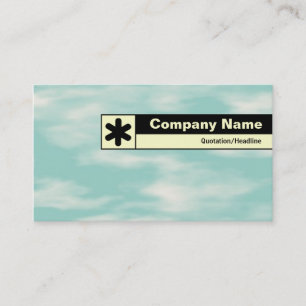 Edge Labelled - Sky Business Card