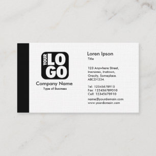 Edge (Logo) - Black Business Card