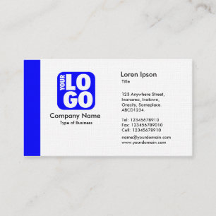 Edge (Logo) - Blue Business Card