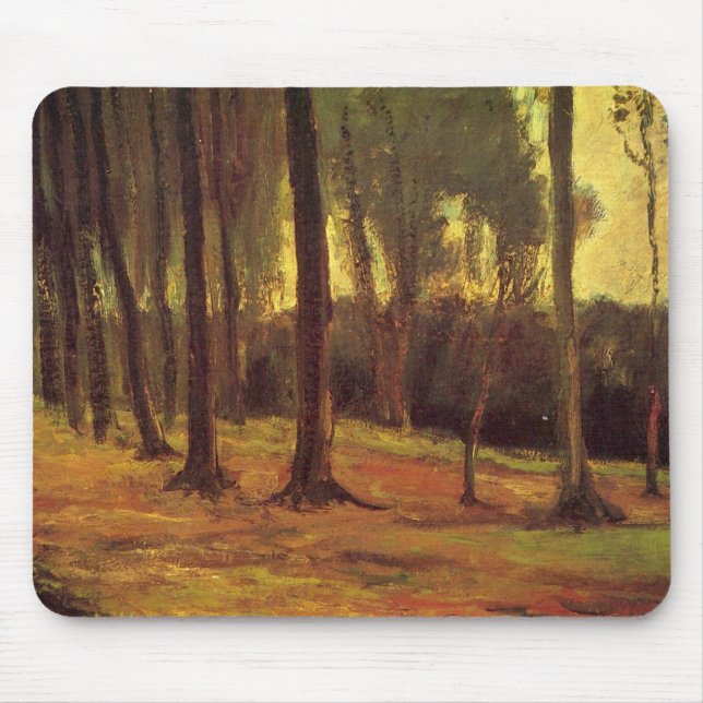 Edge of a Wood by Vincent van Gogh Mouse Pad (Front)