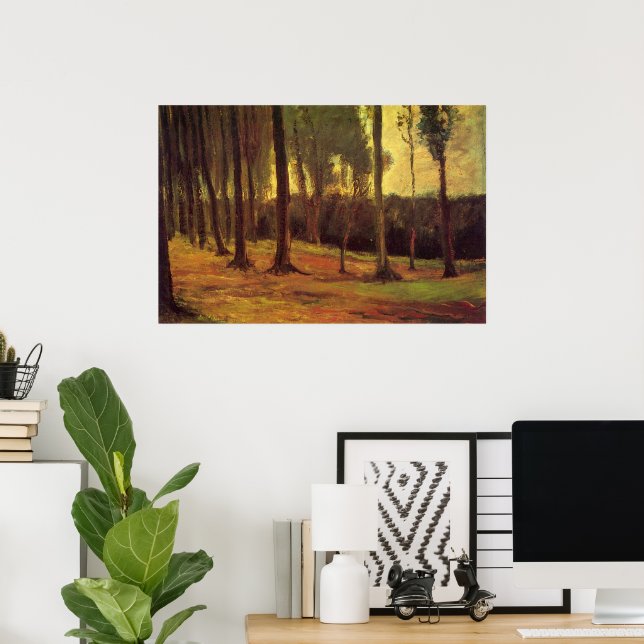 Edge of a Wood by Vincent van Gogh Poster (Home Office)