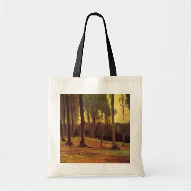Edge of a Wood by Vincent van Gogh Tote Bag (Front)
