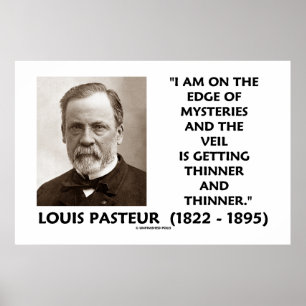 Edge Of Mysteries Veil Getting Thinner Pasteur Poster