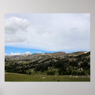 Edge of the Absaroka-Beartooth Mountains 16x20 Poster