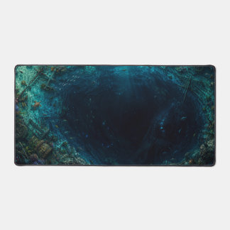 Edge of the Abyss – Deep Ocean Leviathan Extended Desk Mat