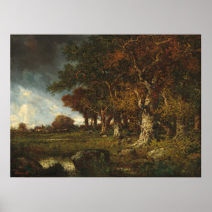 Edge of the Forest - Diaz de la Peña Fine Art Poster