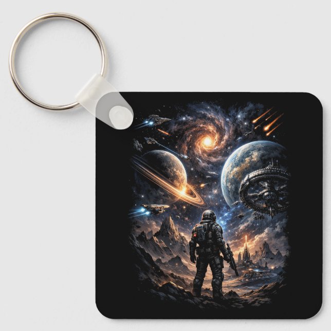 Edge of the Galaxy Key Ring (Front)