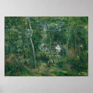 Edge of the Woods by Camille Pissarro Poster