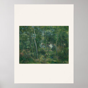 Edge of the Woods by Renoir - Impressionist Art Poster