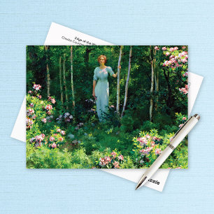 Edge of the Woods Charles Curran Postcard