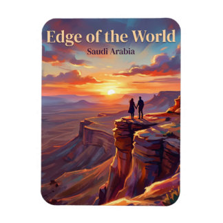 Edge of the World Saudi Arabia Magnet