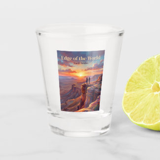 Edge of the World Saudi Arabia Shot Glass