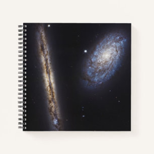 Edge-On Galaxy Ngc 4302 & Tilted Galaxy Ngc 4298 Notebook