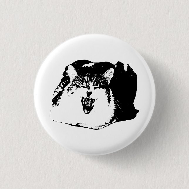 Edge Pin, Roar Pop 3 Cm Round Badge (Front)