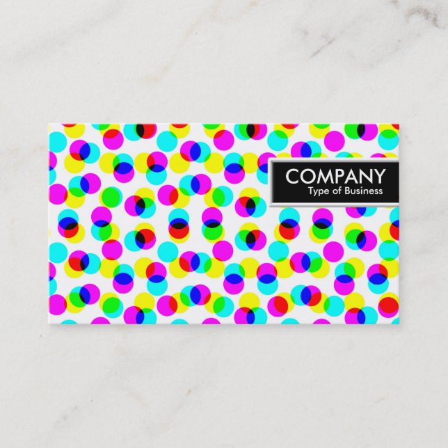 Edge Tag - Colour Halftone Pattern (Front)