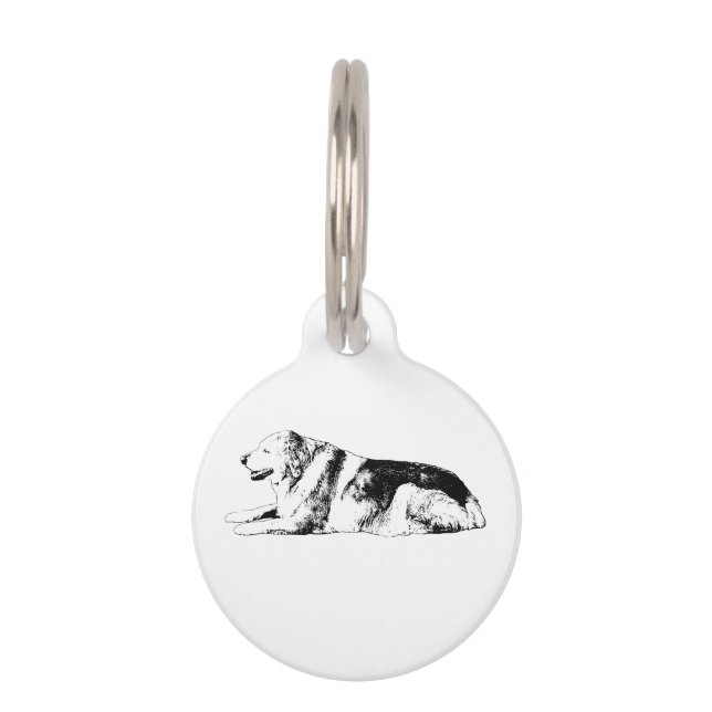 Edge Tag, Crisp ID Pet Tag (Front)