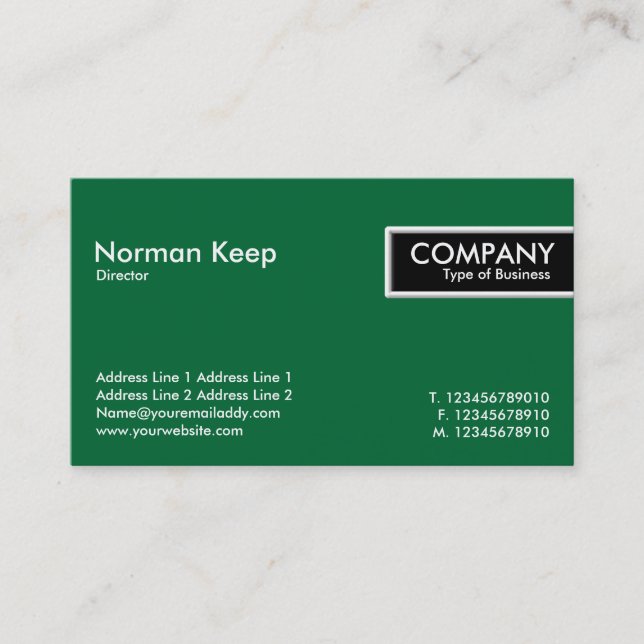 Edge Tag - Green (006633) (Front)