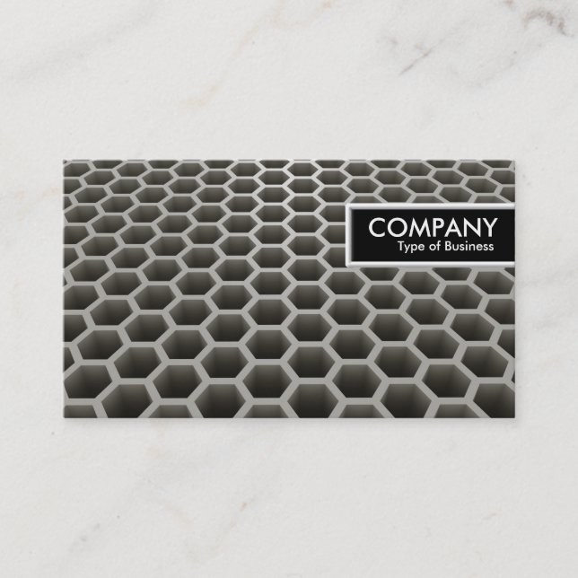 Edge Tag - Honeycomb Perspective Warm (Front)