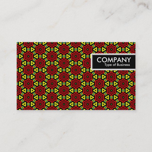 Edge Tag - Red Star Geometric (Front)