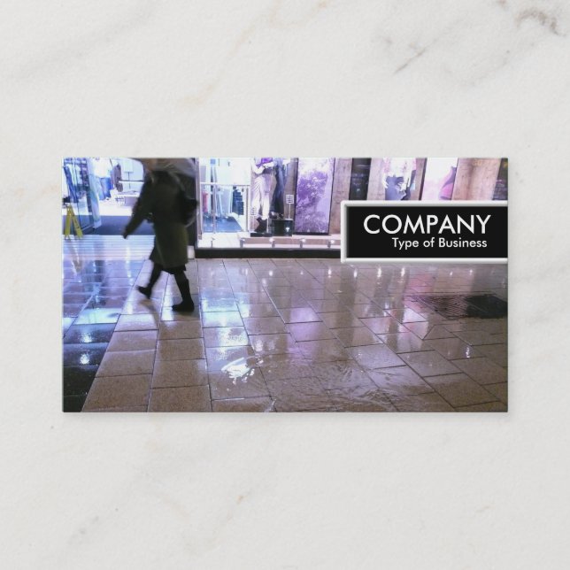 Edge Tag - Shopping in the Rain (Front)