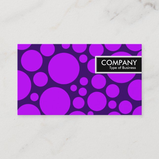 Edge Tag - Spotty - Shades of Purple (Front)