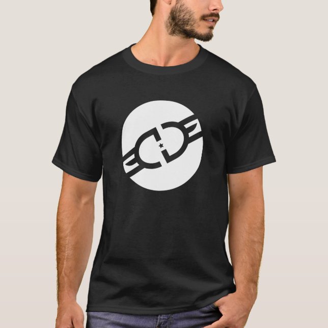 EdgeGamers White Circle Logo Tee (Front)