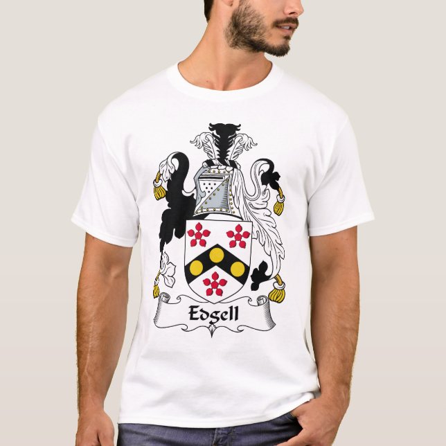 Edgell Family Crest T-Shirt (Front)