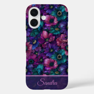 Edgy Anniversary Gift Anemones Custom iPhone 16 Case