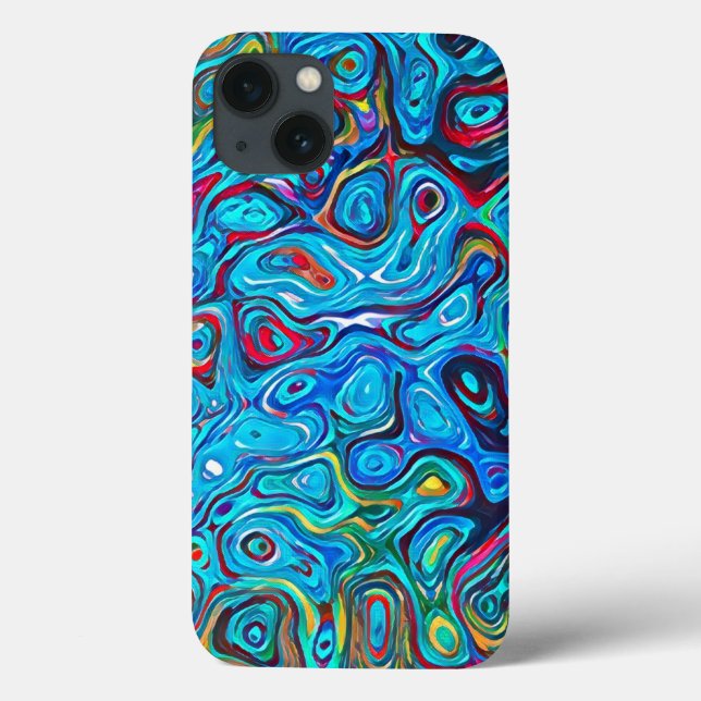 Edgy Artistic Swirls Liquid Abstract  Case-Mate iPhone Case (Back)