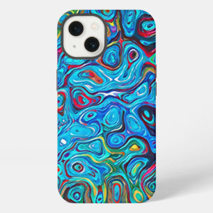 Edgy Artistic Swirls Liquid Abstract iPhone 13 Case